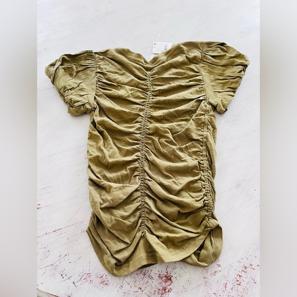 Free People Better Days Tee in Army Size XS NWT $68 - Picture 3 of 9